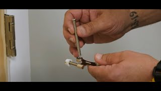 How to install hinge pin door stop