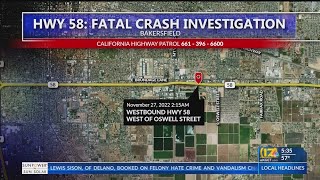 Woman killed in crash along Hwy 58, 1 arrested; alcohol or drugs possible factor: CHP
