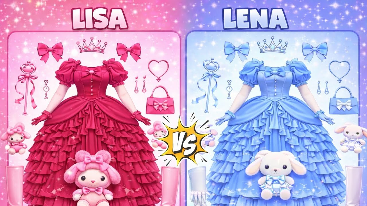 Lisa or Lina showdown new video compitatin 🥰 enjoy to see ! 🎀