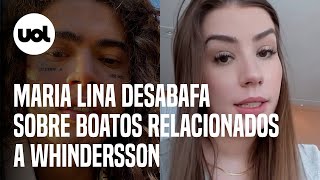 Maria Lina se emociona ao falar de Whindersson após separação