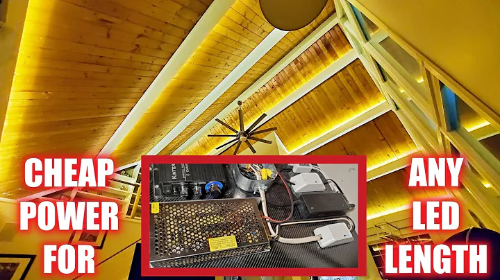 Powering BIG LED STRIP Projects DIRT CHEAP and how to hook them up!