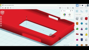 Tinkercad coque smartphone