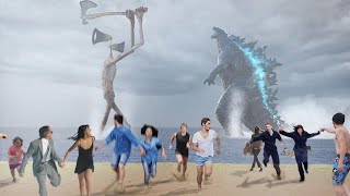 Godzilla Vs Siren Head In Real Life | Part- 2 screenshot 3