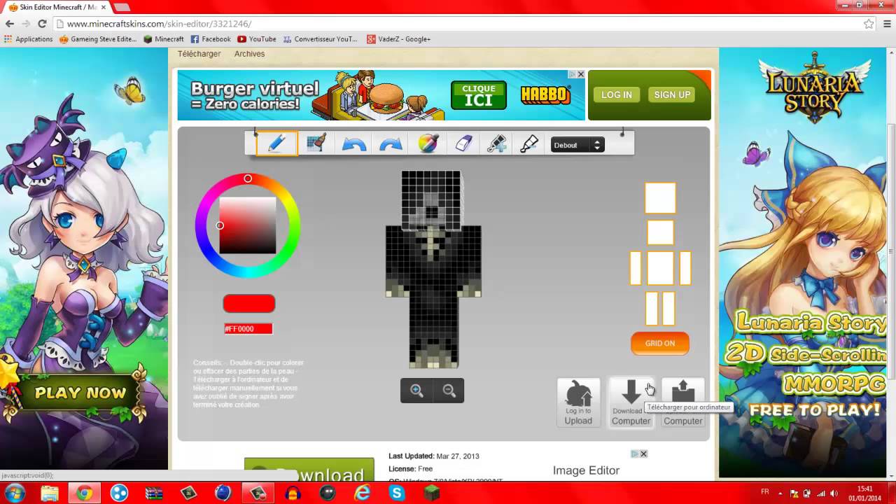 Finest tuto mettre un skins sur minecraft crack with 