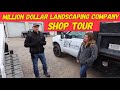 Auman Landscape Shop Tour! (5 Trucks, 1 Million Dollars Out Of A 15X40 Storage Unit)