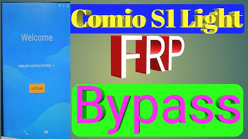 Comio S1 Lite Frp Bypass Lock