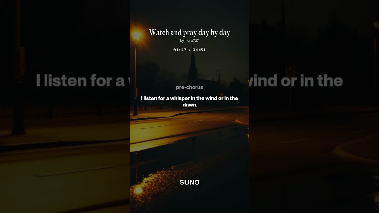 Watch and pray day by day