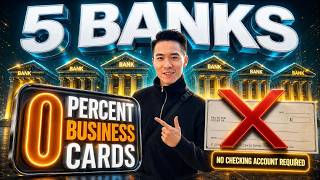 5 Banks That Don't Require A Business Checking Account To Apply (0% Business Cards)