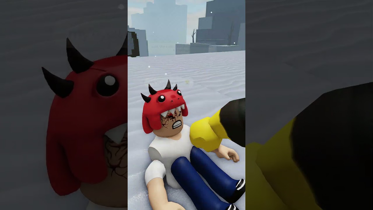 Dino Kid's older Brother destroys evil Dino Kid in 99 nights in the Forest