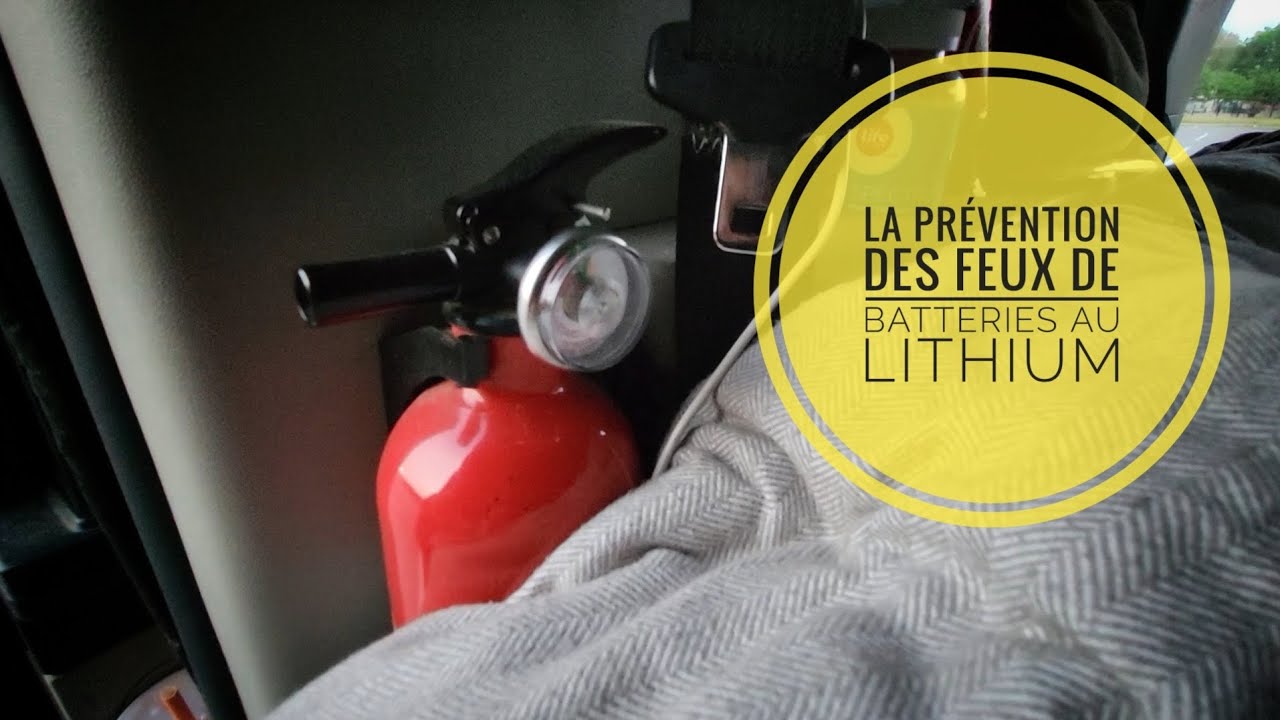 Les feux de batteries aux lithium