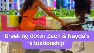 Zach is playing the dread game with Kayda | Love Island USA season 8