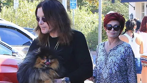 Ozzy Osbourne And Sharon Happily Reunited In Malibu