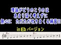 《Eb用(アルト・バリトンサックス用オケ)》一心不乱に吹きまくる10分練習用