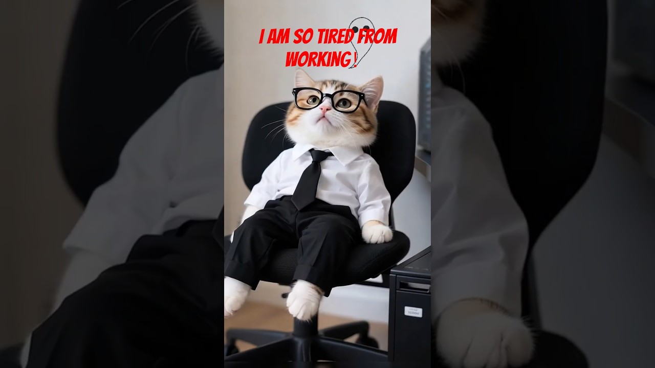 Guess how much Hua Hua's salary is today? #cat #animation #cute#animals #dailylife