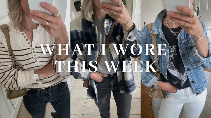 Is there anything easier than a blue shirt & beige pants? Steal her style!  – The FiFi Report