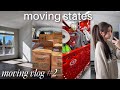 Moving states packing target home haul updates  moving vlog ep 2