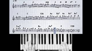 Maria easy chords &amp; transcription