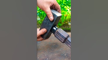 DIY Sledgehammer Handle from Scrap Wood and How to Assemble the Perfect Hammer Handle! #diy #short