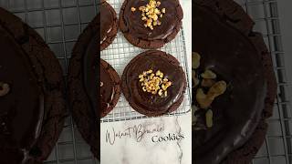 Decadent Walnut Brownie Cookies Recipe | Chocolate Ganache &amp; Toasted Walnuts | Baking Shorts