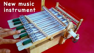 Creativity in creating easy musical instrument(2)  घर पर पियानो कैसे बनाये  نحوه ساخت پیانو در خانه