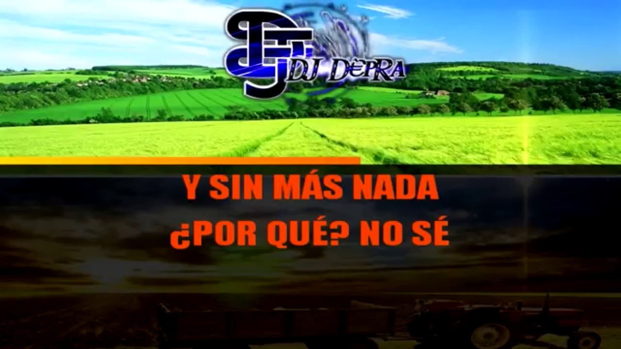 ASI FUE CUMBIA KARAOKE HD YouTube