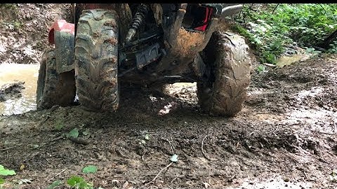 How to lock the front diff on a Honda Rancher 420