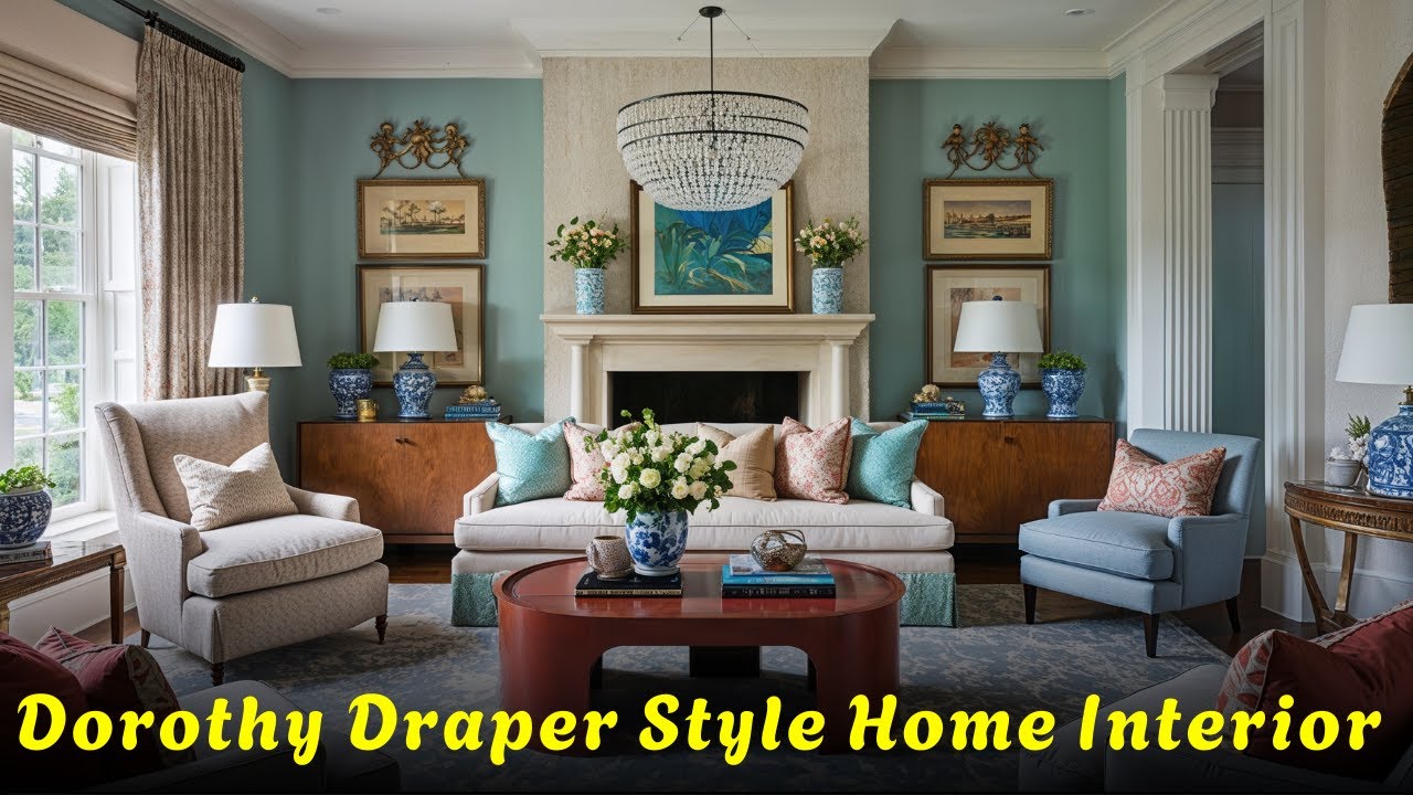 Dorothy Draper Style Home Interior Design 2025 Bold Glamour and ...