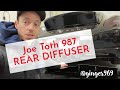 Joe Toth Rear Diffuser Install - Porsche Cayman S 987.1