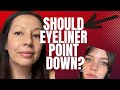 Should My Eyeliner Point Straight or Down? Winged Liquid Liner for Mature Hooded Asian Eyes