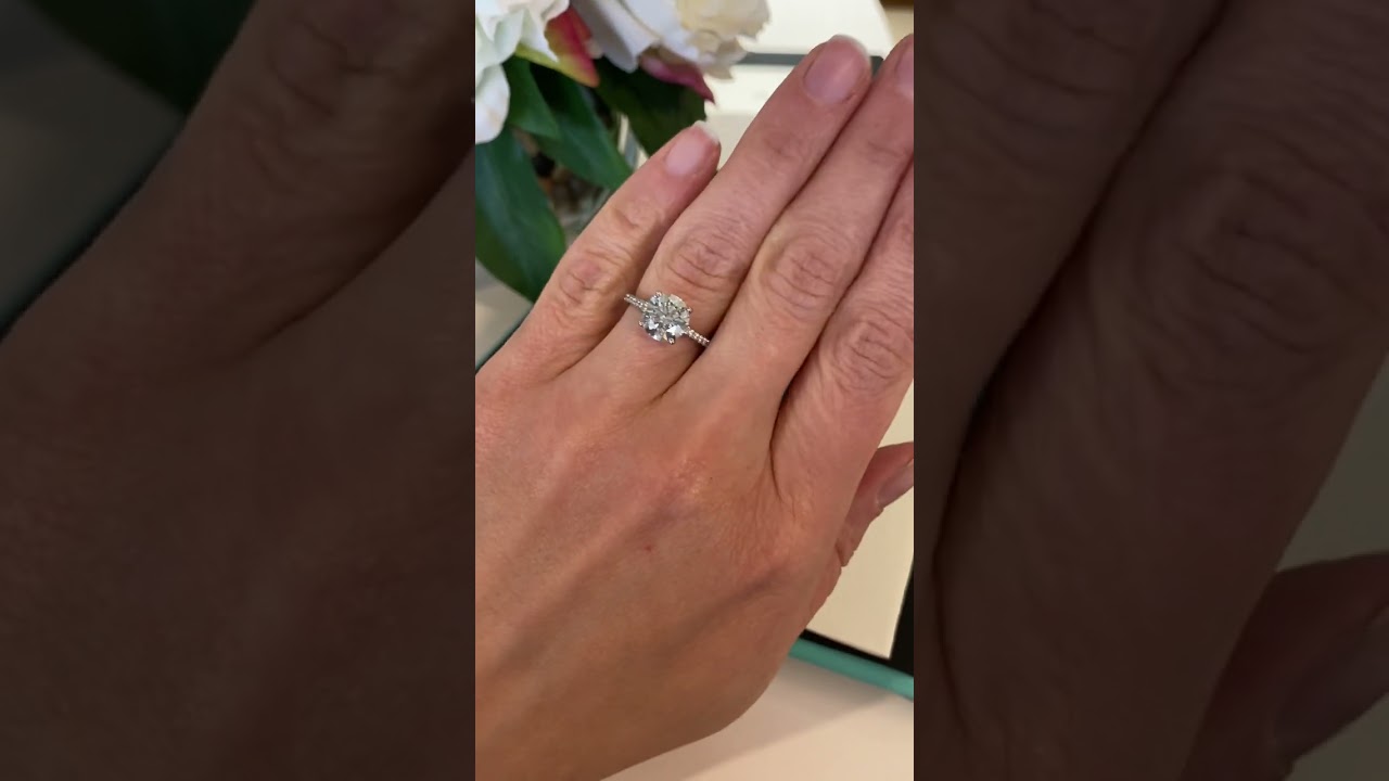 Tiffany & Co Novo Engagement Ring in Platinum - 2.04ct Round Diamond G VS2