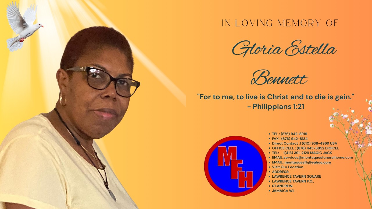 Gloria Estella Bennett Thanksgiving Service