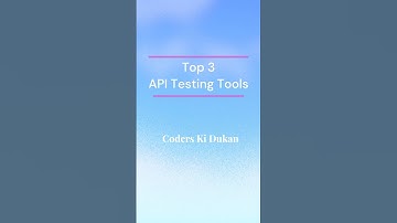 🚀 Top 3 API Testing Tools in 2025 #ytshorts #coding #trending #api #testing