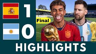 Spain vs Argentina 1-0 Highlights | Fifa World Cup 2026 Final | Argentina Vs Spain Highlights