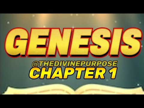 THE BOOK OF GENESIS (Chapter 1) - YouTube