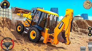 بناء طريق المدينة بحفارة JCB ثلاثي الأبعاد - 🚧 | بناء وتشييد - ألعاب أندرويد screenshot 2