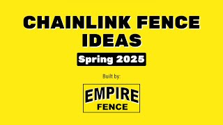 Chainlink Fence Ideas (Spring 2025) Projects Built by Empire Fence Co. | Tulsa, OK