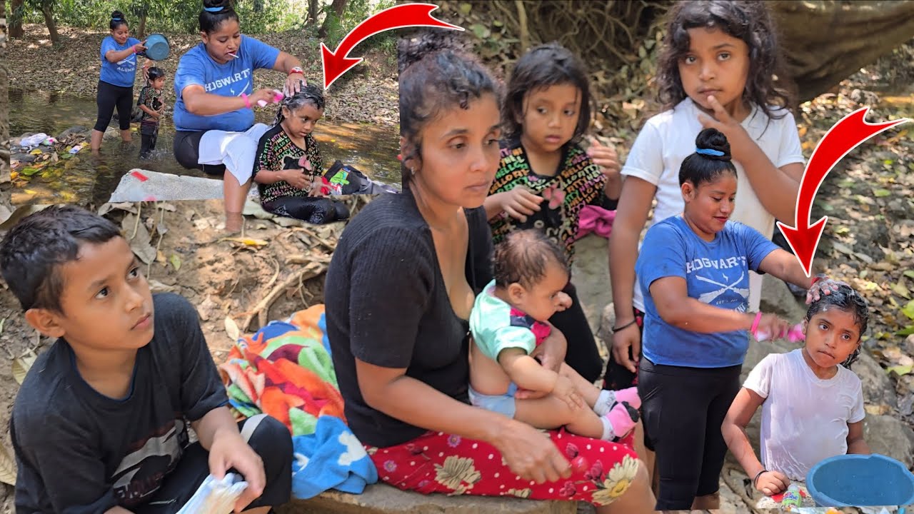 COLOCHA🤱LES PIDE QUE LE AYUDEN A LIMPIAR A LAS NIÑAS 👧GLADYS URG3NTE NO SE HIZO DE ROGAR AQUÍ ESTA 