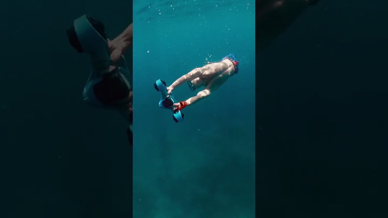 Rent a sea scooter and explore underwater of Corralejo! 🤩🌊🤿🏄🏻‍♂️