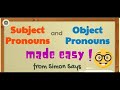 Subject and Object Pronouns | English Grammar