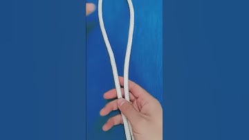 Huớng dẫn thắt nút cổ chai đơn giản nhanh chống