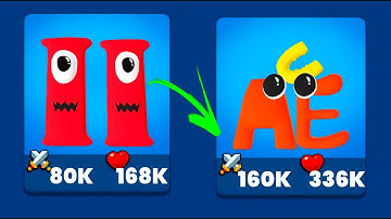 Merge Master Alphabet Monstar - Merge Simulator Battles NF