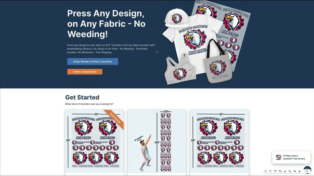 How to Order Custom DTF Transfers on S2Transfers.com