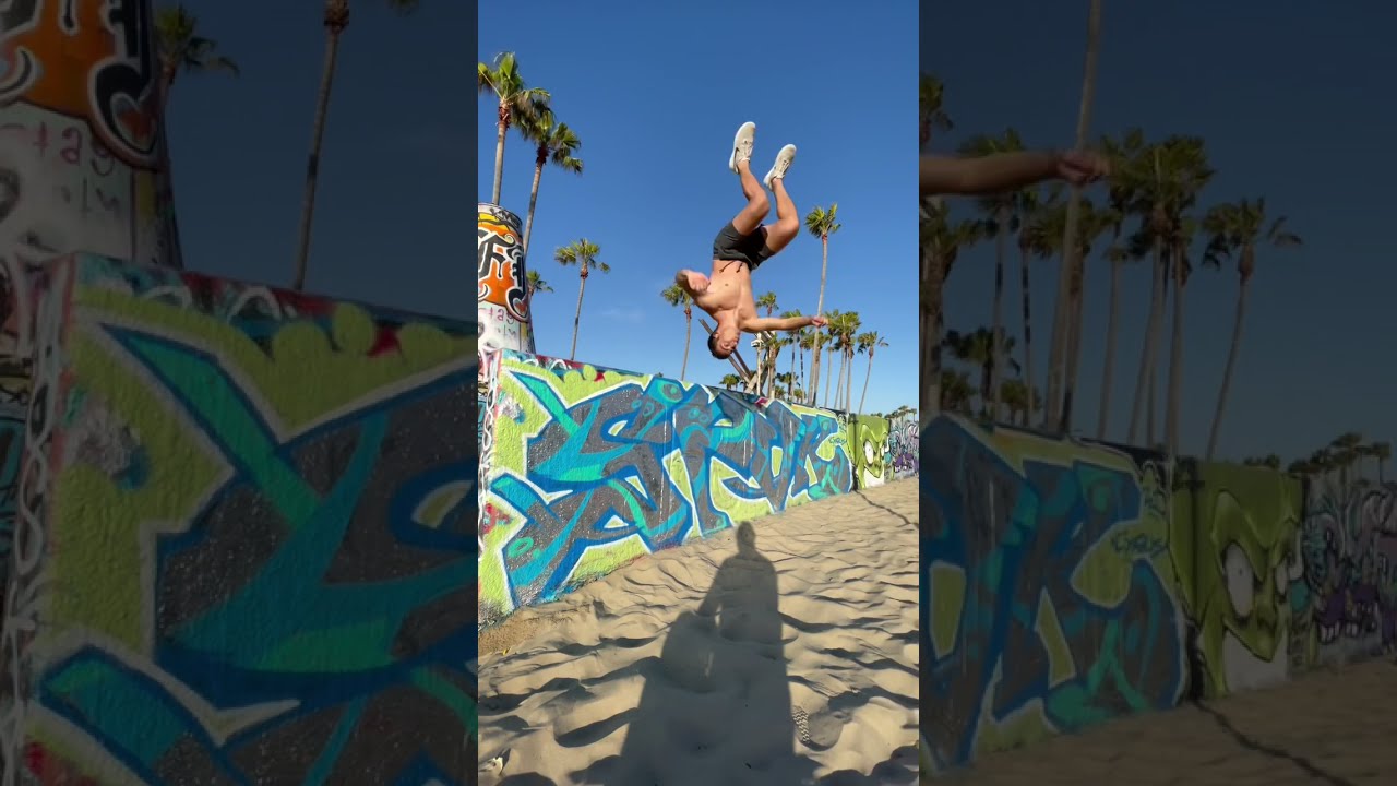 Backflip off the Graffiti Walls at Venice Beach