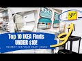 Top 10 IKEA Finds Under $10 || Craft Room Storage || IKEA Deals