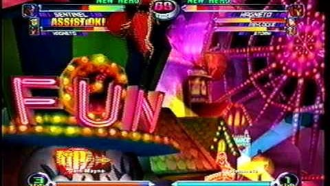 MvC2 Online (360): Dr Who (Mag/Sent/Cyke) vs Brett (MSP) 9 .:10.11.09:.