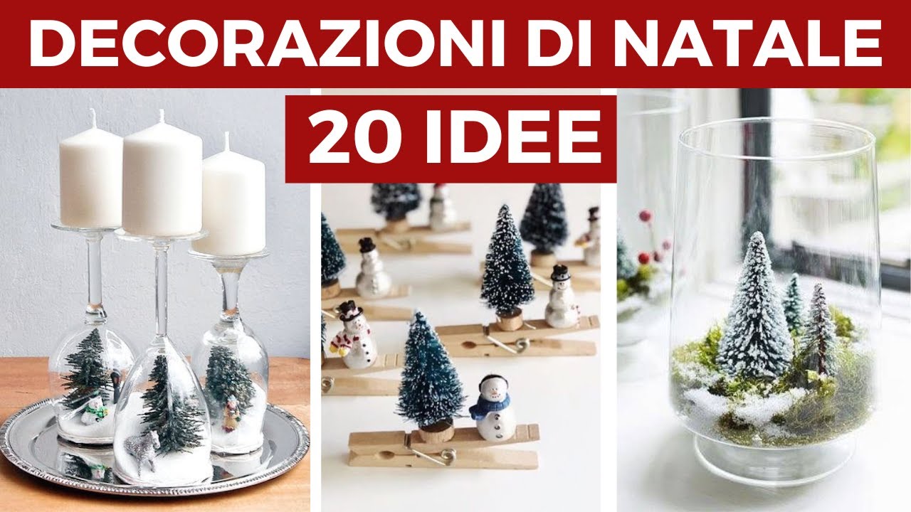 20 Idee per le decorazioni di Natale 2020 | Fai da te | DIY - YouTube