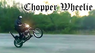 Sportster 1200 chopper wheelie