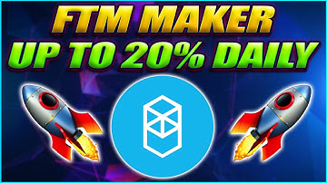 FTM MAKER *LAUNCHING TOMORROW* - EARN UP TO 20% PER DAY STAKING FANTOM