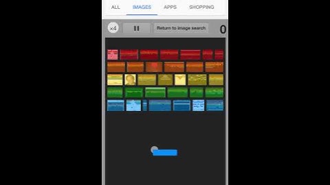 Atari breakout on Google Search!!!