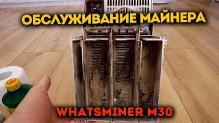 Майнер спустя год работы на балконе! Инструкция по обслуживанию Whatsminer M30